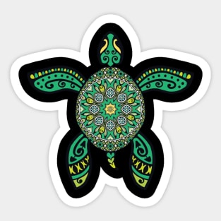 Mandala Turtle Sticker